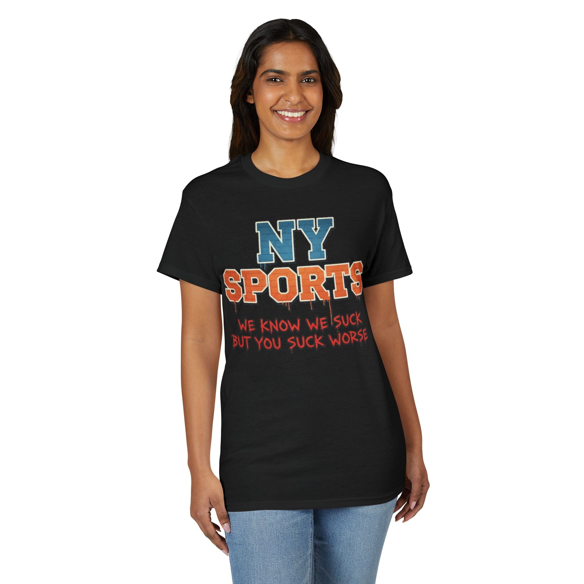 "We Suck" NY Sports 3ST Tee