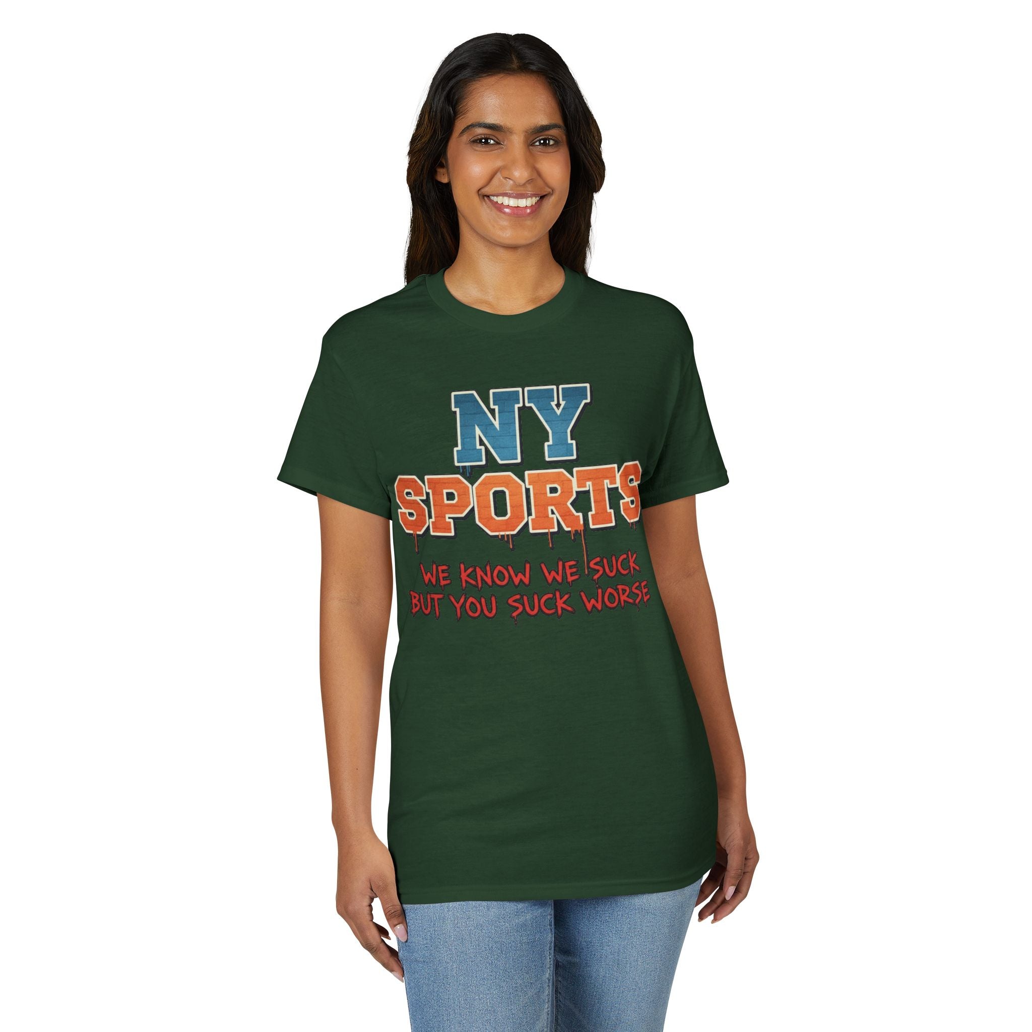 "We Suck" NY Sports 3ST Tee