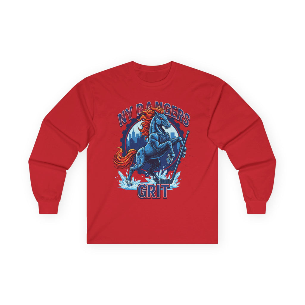 "Grit" NYC Iron Horse LS Tee