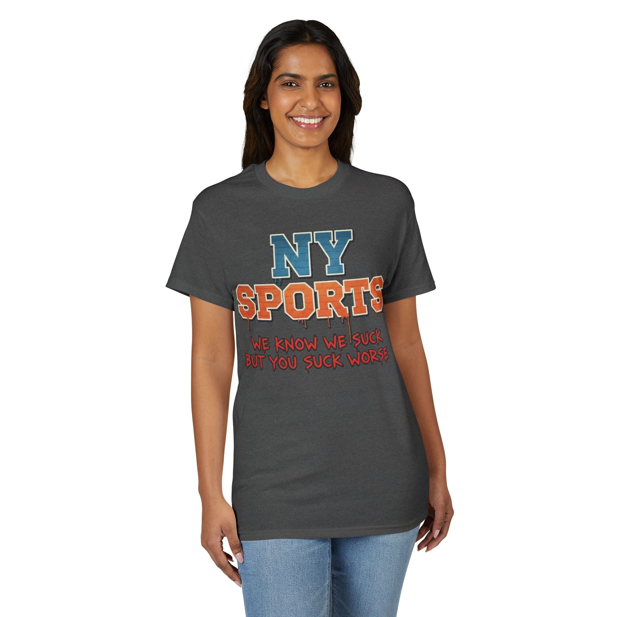 "We Suck" NY Sports 3ST Tee