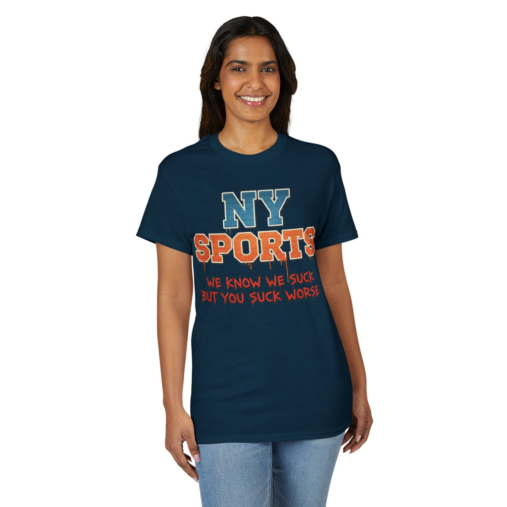 "We Suck" NY Sports 3ST Tee
