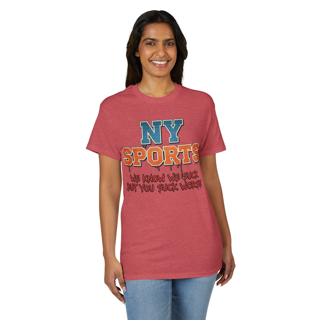 "We Suck" NY Sports 3ST Tee