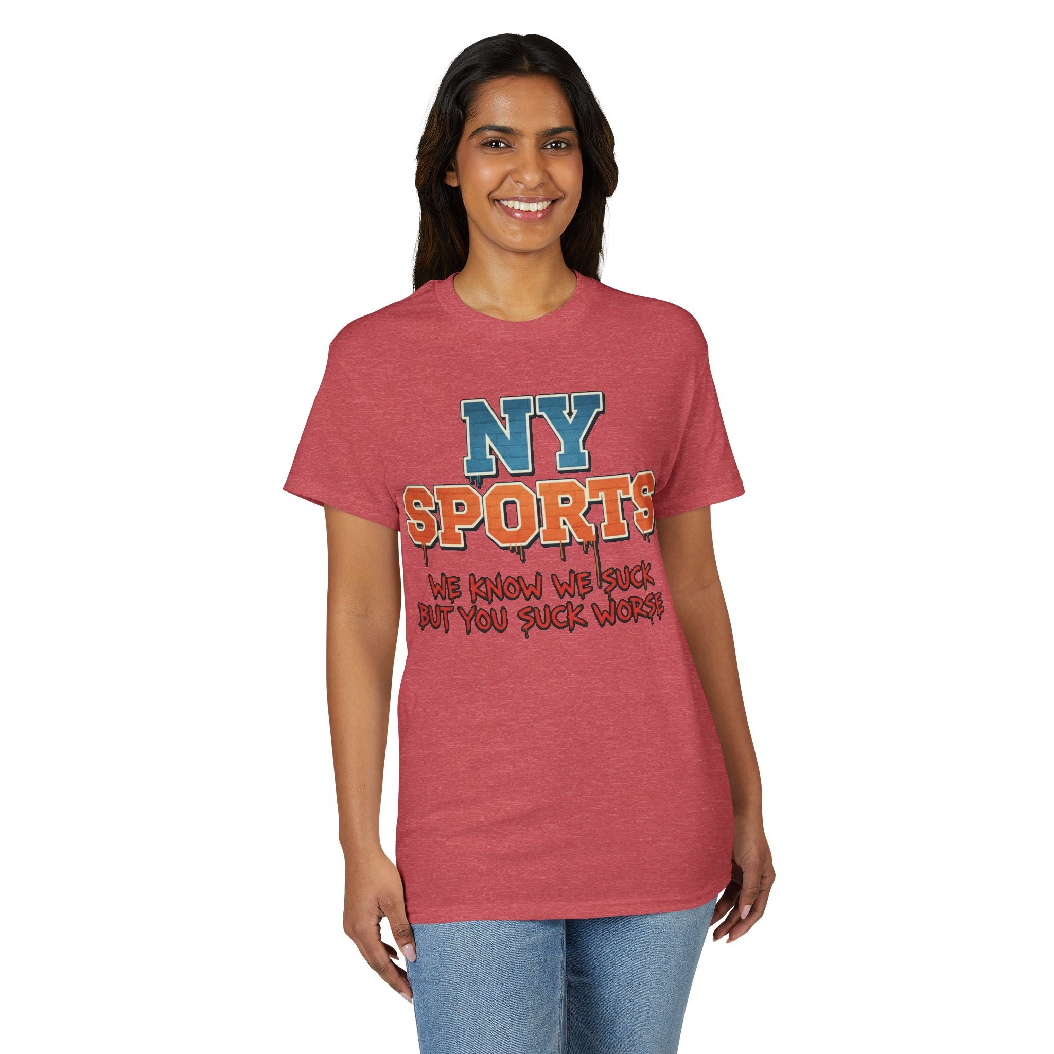 "We Suck" NY Sports 3ST Tee