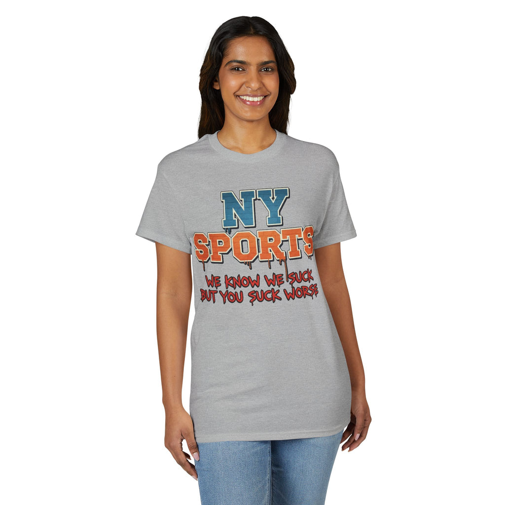 "We Suck" NY Sports 3ST Tee