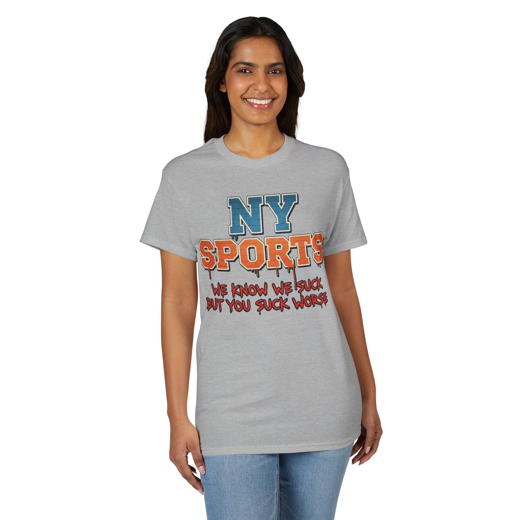 "We Suck" NY Sports 3ST Tee