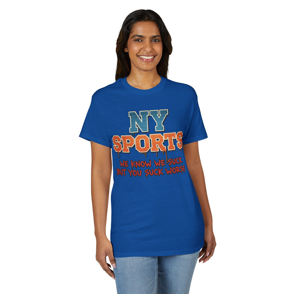 "We Suck" NY Sports 3ST Tee