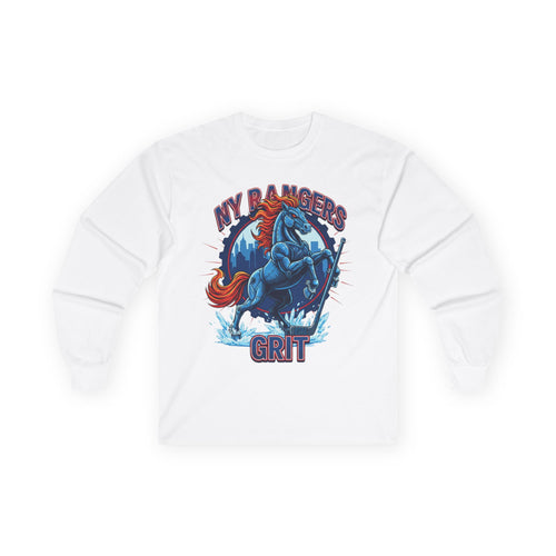 "Grit" NYC Iron Horse LS Tee